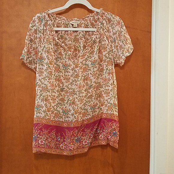 Lucky Brand Tops - Lucky Brand Short Sleeve Top S